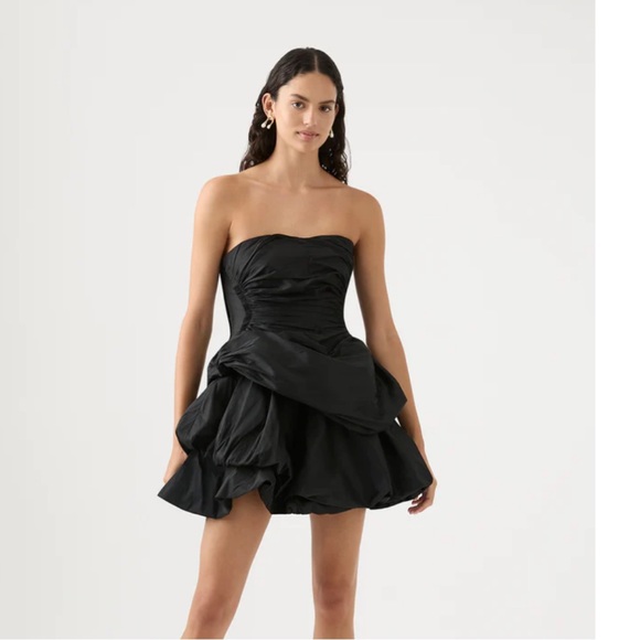 Aje Dresses Brand New Aje Daybreak Black Mini Dress Au 8 Us 4